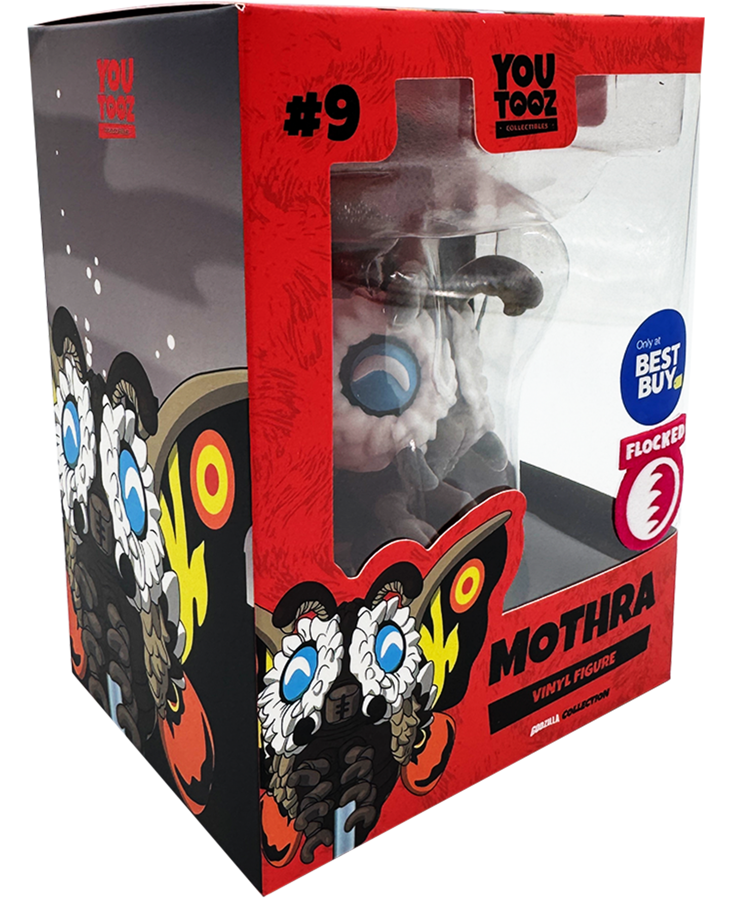 Mothra beflockt