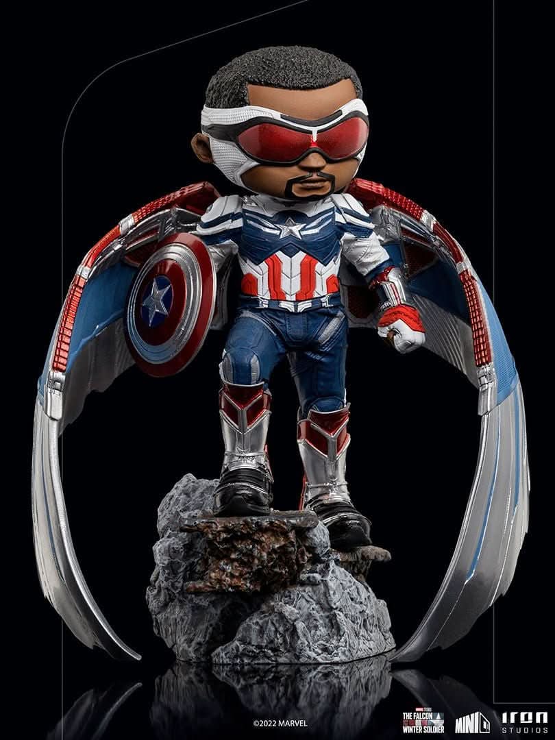 Figur Captain America Sam Wilson - The Falcon and the Winter Soldier - Mini Co. - Marvel