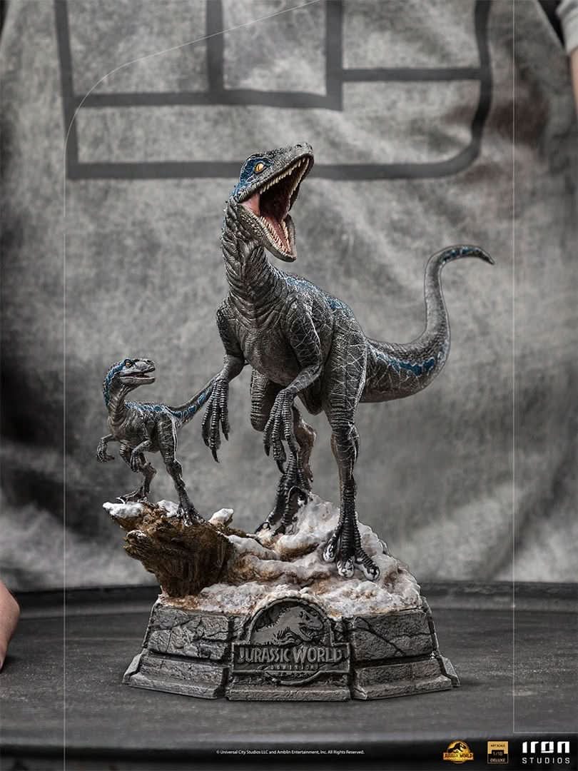 Statue Blue and Beta Deluxe - Jurassic World: Ein neues Zeitalter - Art Scale 1/10
