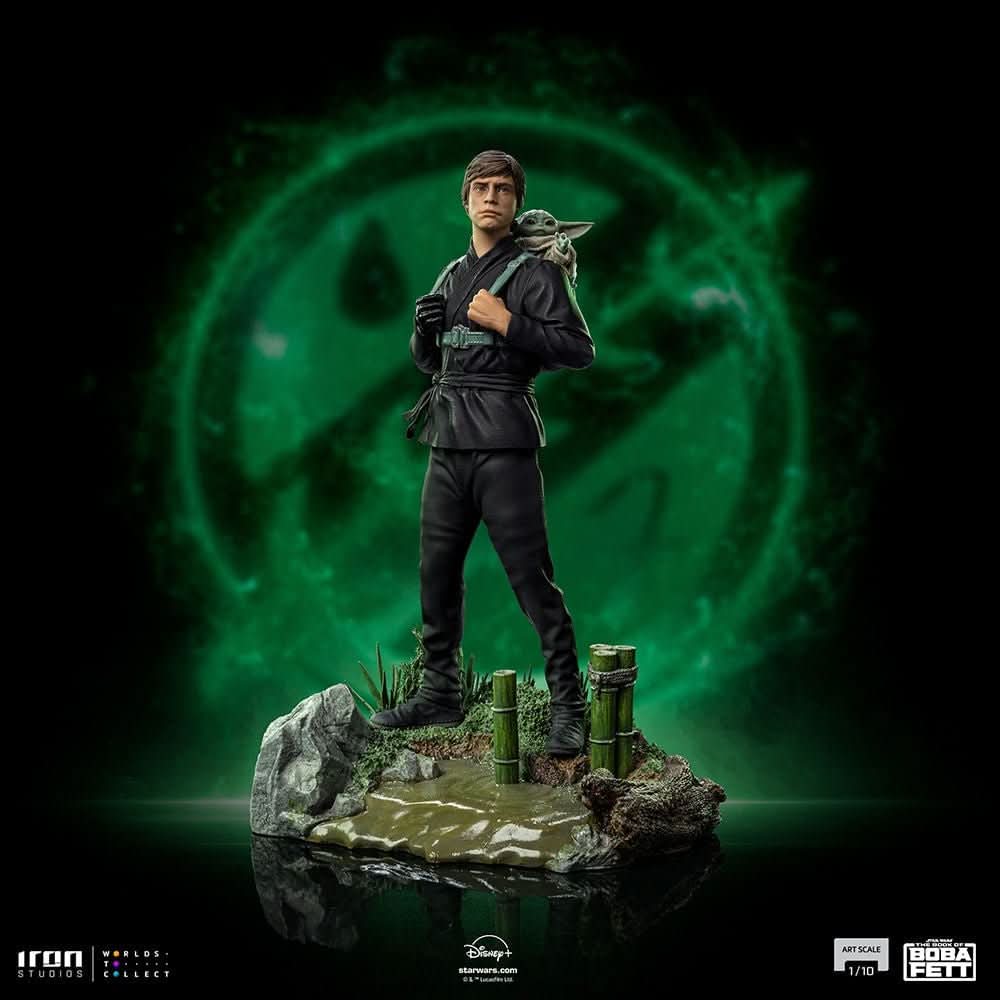 Statue Luke Skywalker und Grogu Training Version - Star Wars: The Book of Boba Fett - Art Scale 1/10 - The Mandalorian