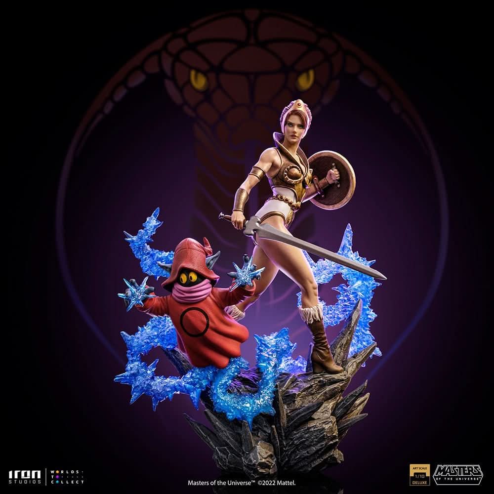 Statue Teela und Orko - Masters of the Universe - BDS Art Scale 1/10