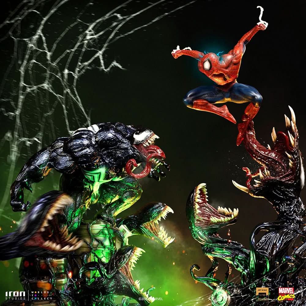 Venom Deluxe Statue - Spider-Man vs Villains Diorama - BDS Art Scale 1/10 - Marvel Comics