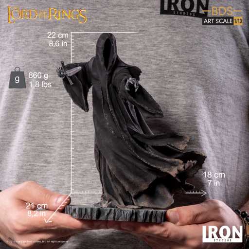 Statue Angreifender Nazgul - Herr der Ringe - Art Scale 1/10 - Die Gefährten des Rings