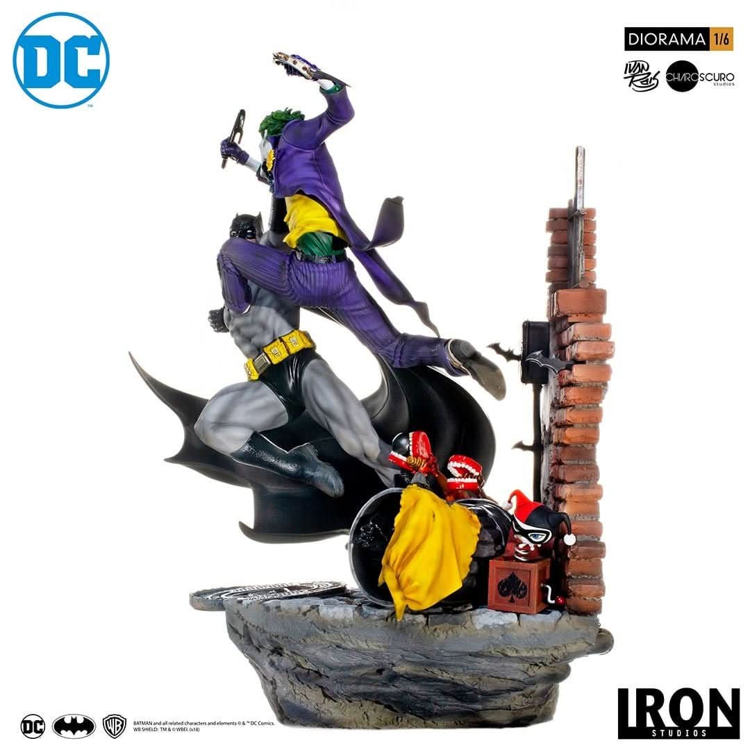 Batman vs. Joker Statue – DC Comics von Ivan Reis – Battle Diorama 1/6