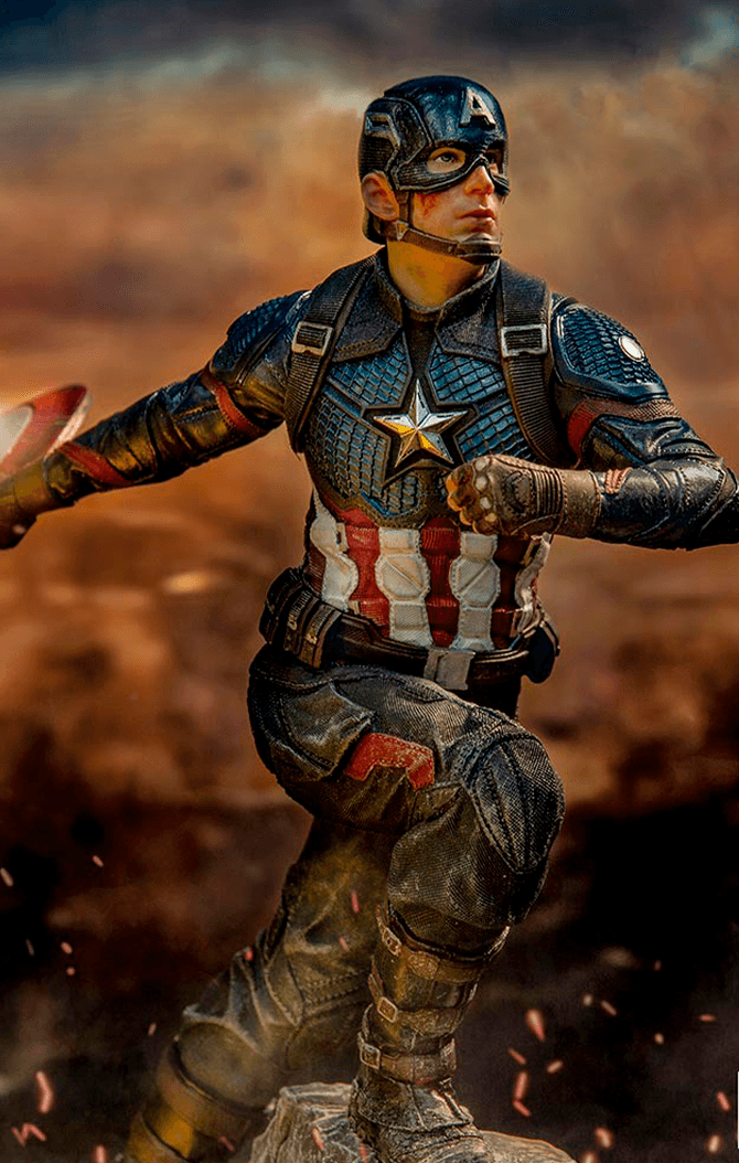 Statue Captain America Deluxe - Avengers: Endgame - Art Scale 1/10 - Marvel Comics