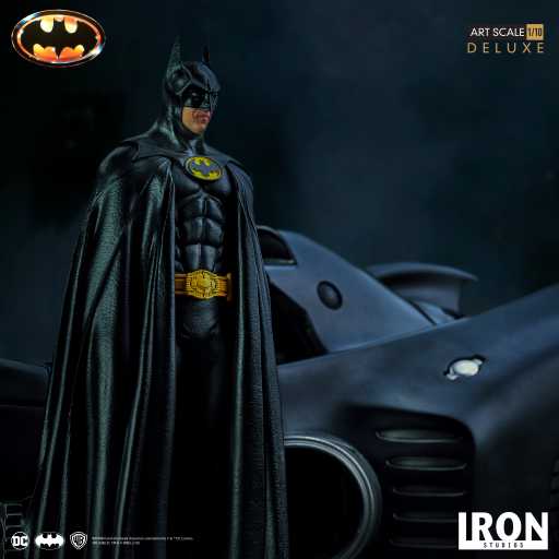 Batman & Batmobile Statue (Deluxe) - Batman 1989 - Art Scale - DC Comics