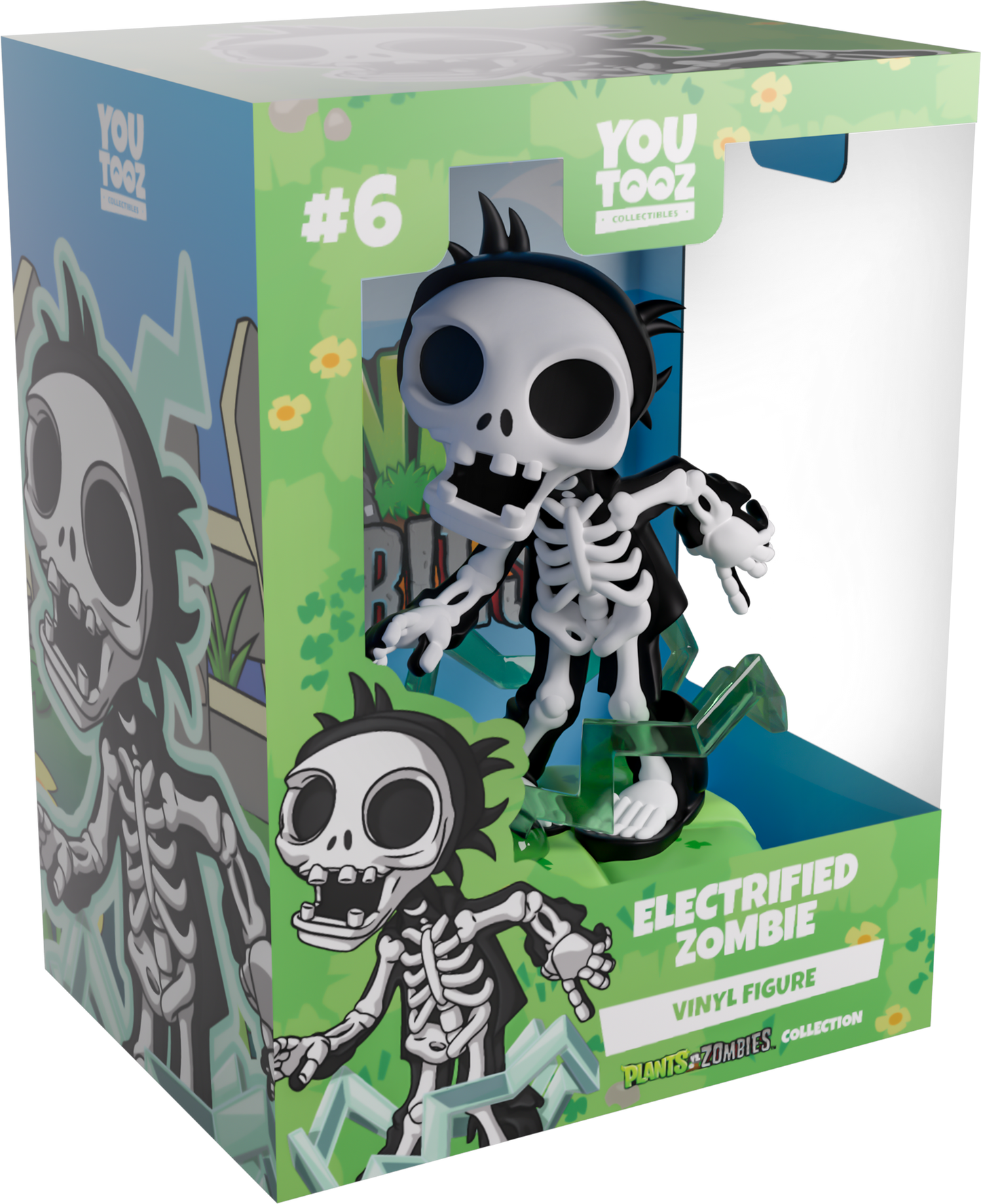Elektrifizierter Zombie
