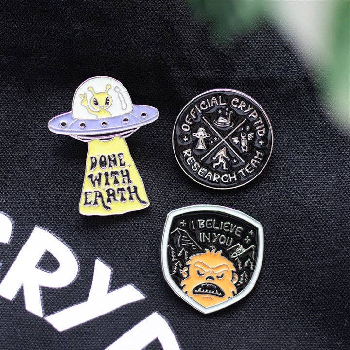 Bigfoot Emaille-Pin