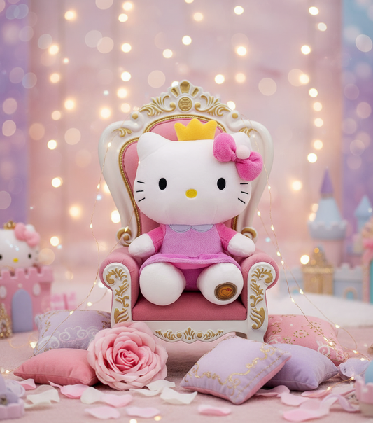 Hello Kitty Prinses Knuffel