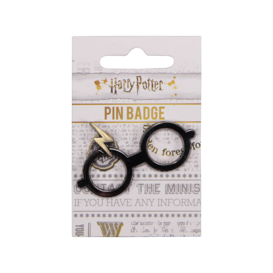 Harry Potter Emaille-Pin - Brille und Narbe