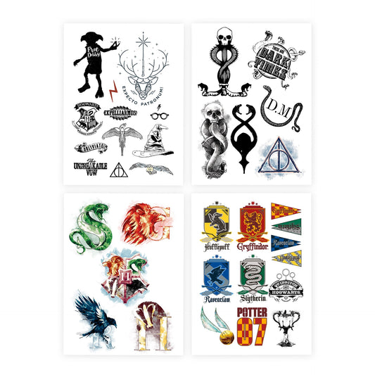 Temporäre Harry Potter Tattoos (35 Tattoos)