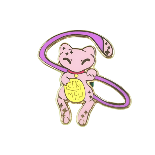 Lucky Mew Glückskatze Anstecknadel