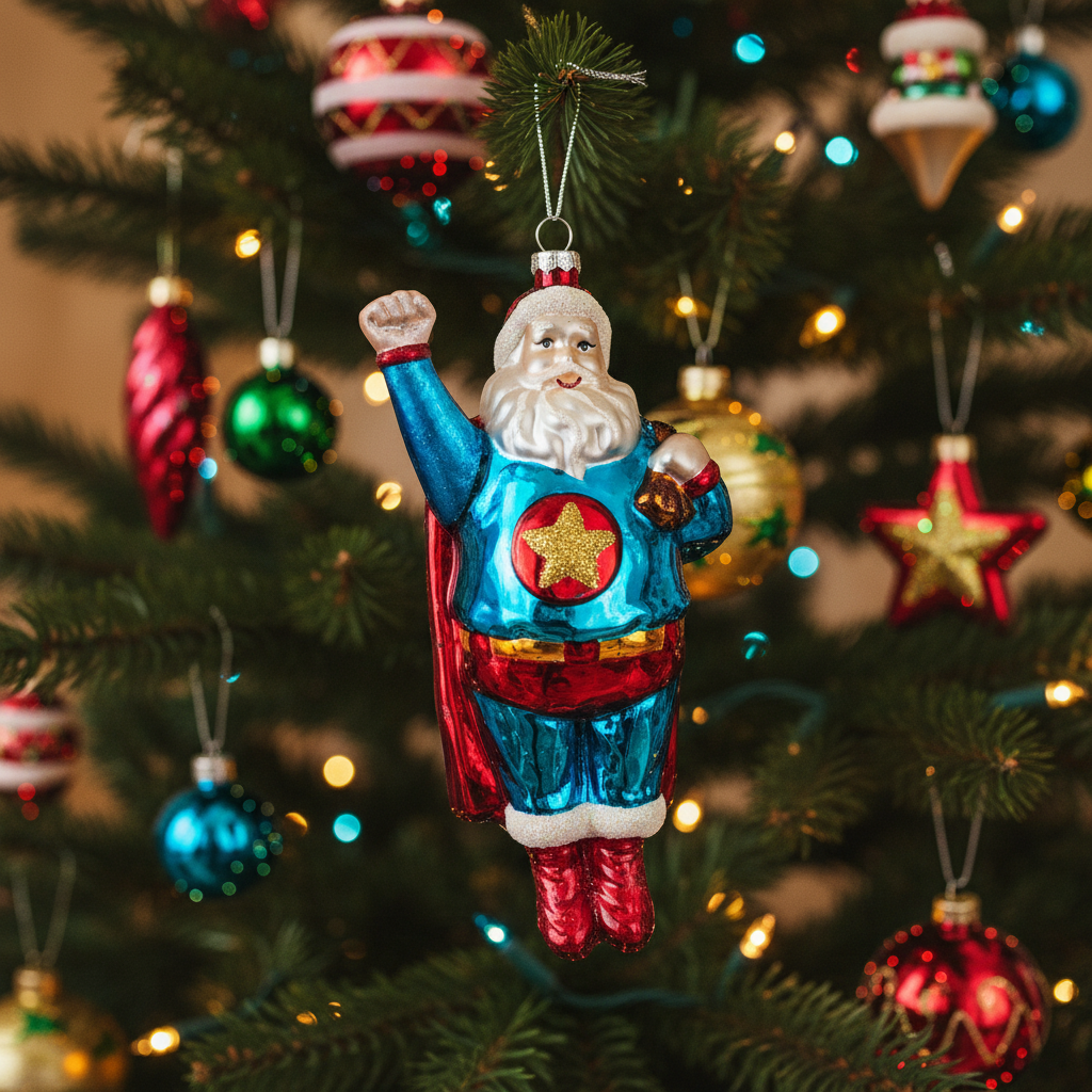 Super Kerstman Kerstbal