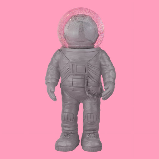 boule a neige astronaute geant gris donkey