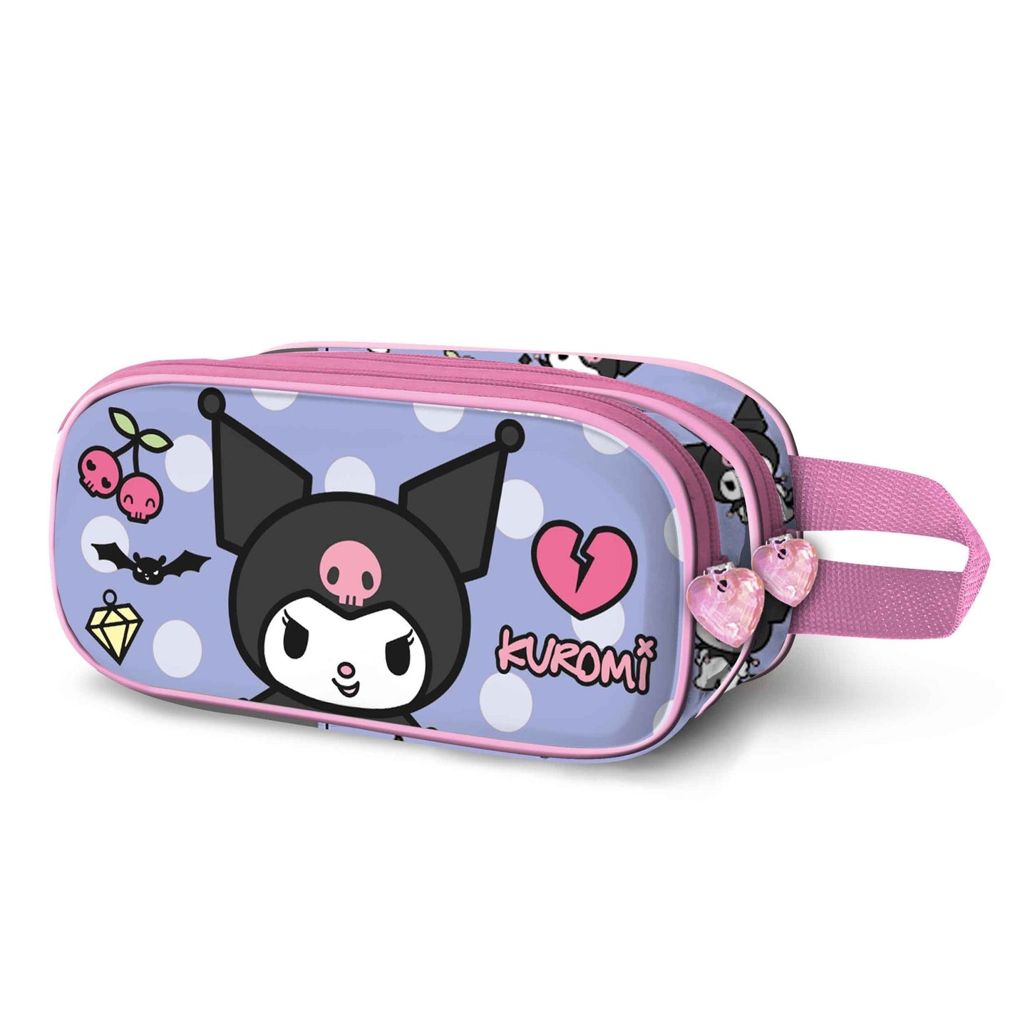 Hello Kitty Kuromi Rebel-Trousse 3D Double