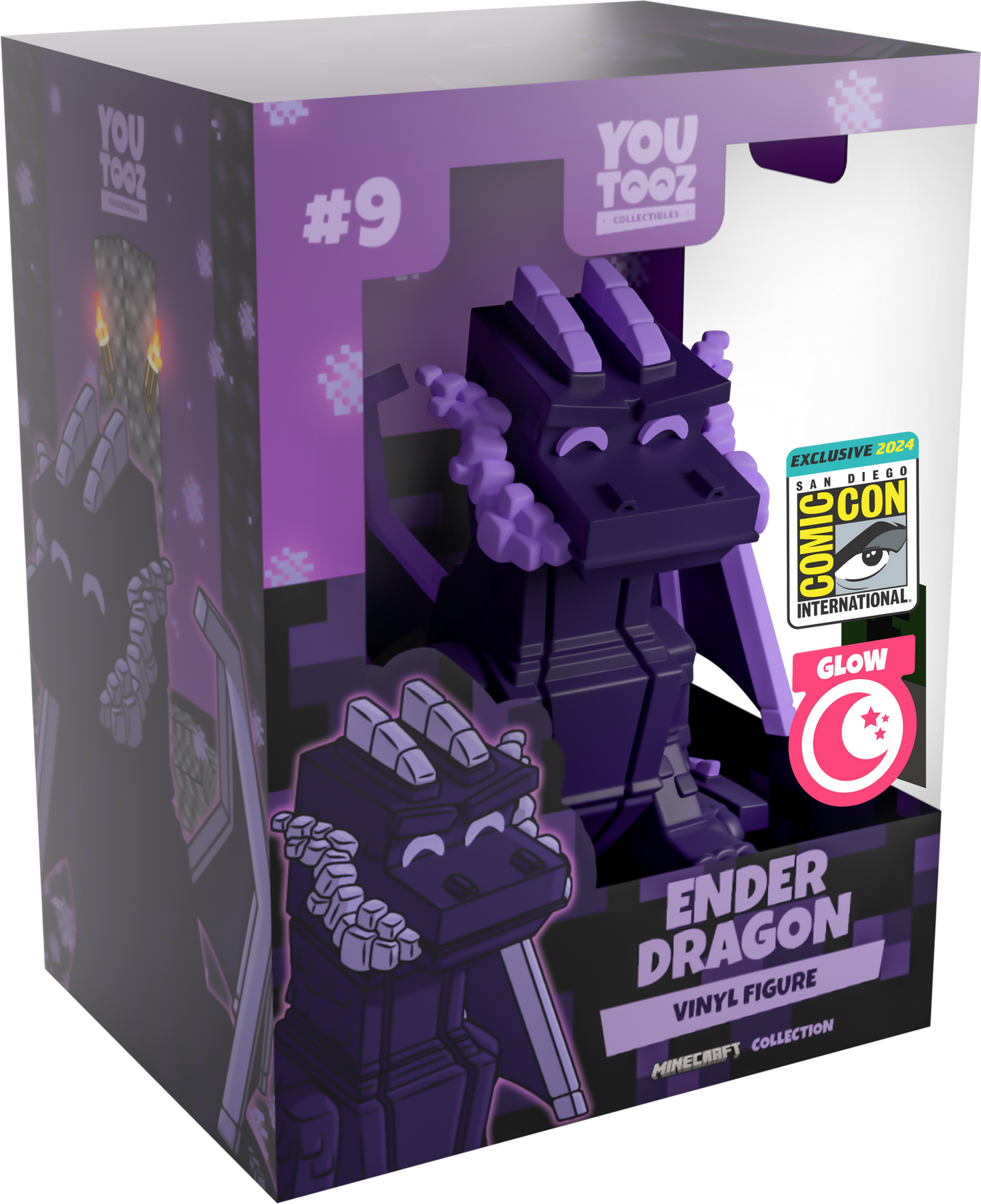 Glow in the Dark Obsidian Ender Dragon