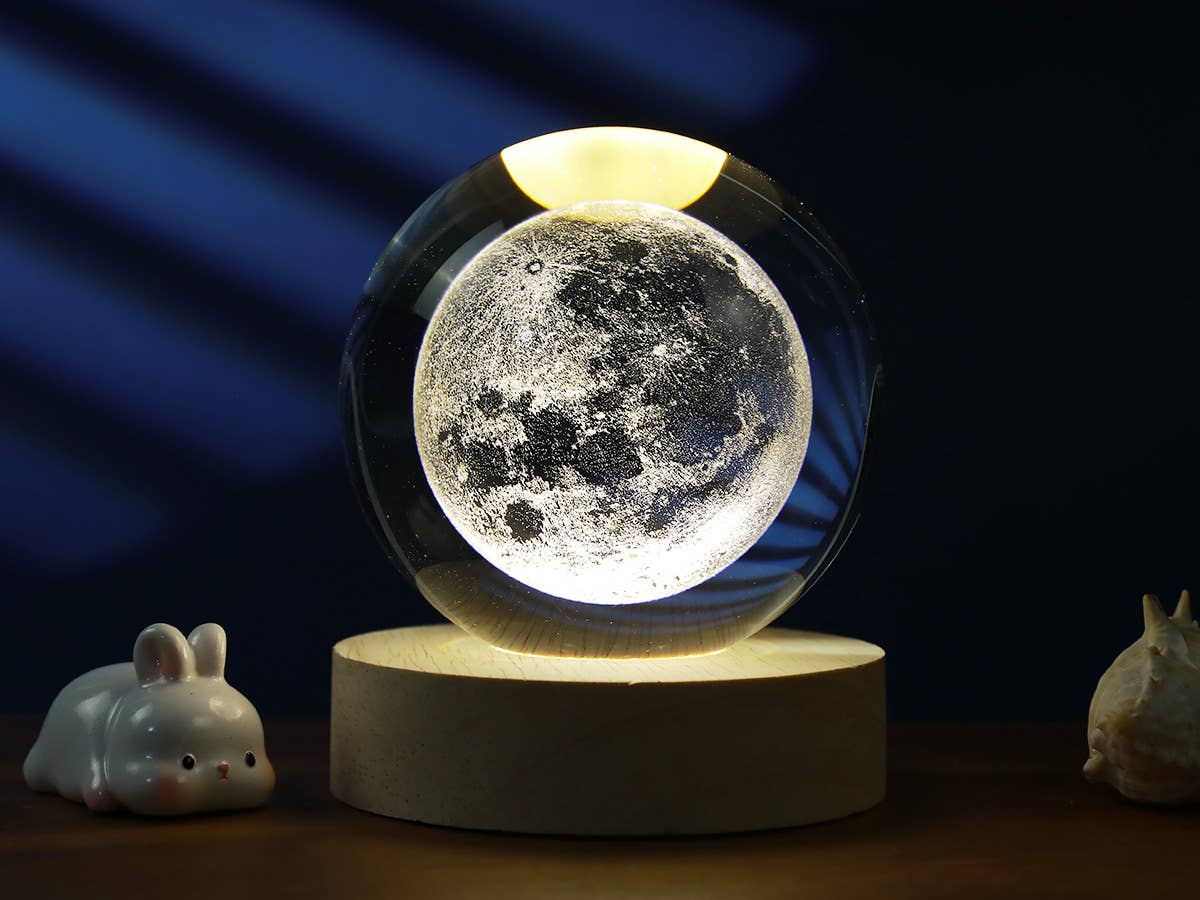 Kristallkugel-Lampe – Mond