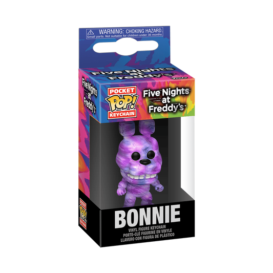 pop keychain bonnie in tie dye