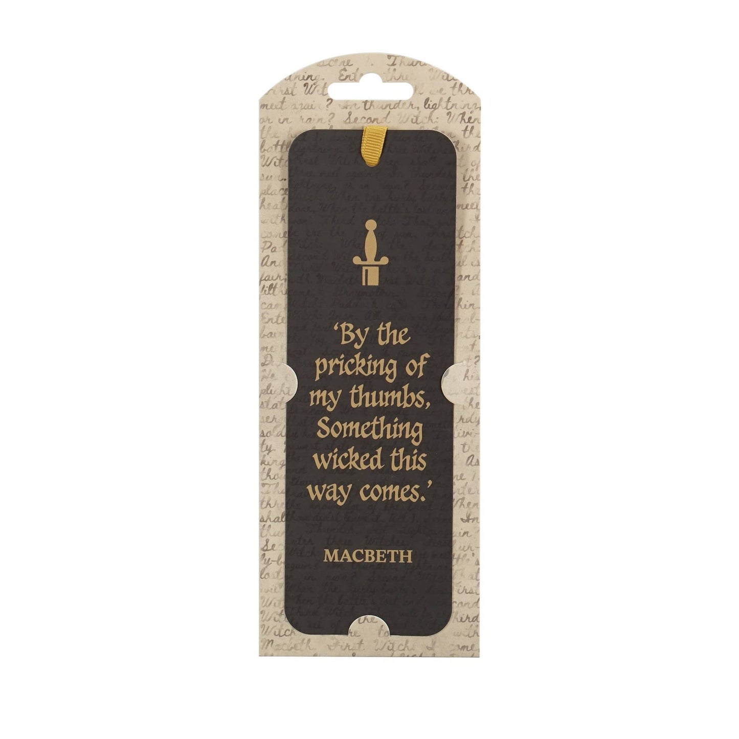 Shakespeare Paper Bookmark - Macbeth