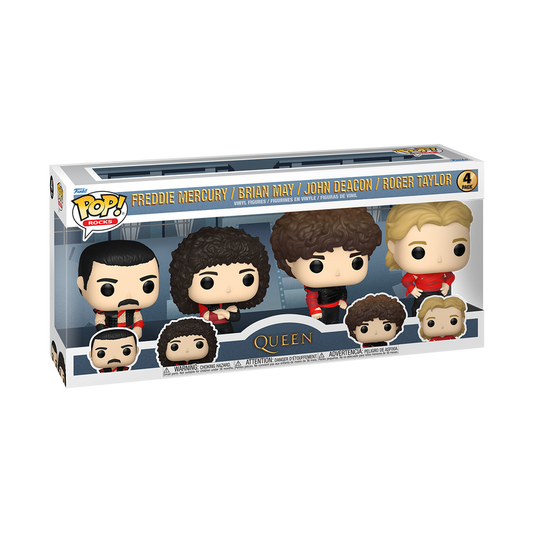 Funko Pop! Queen (Radio Ga Ga) 4-Pack