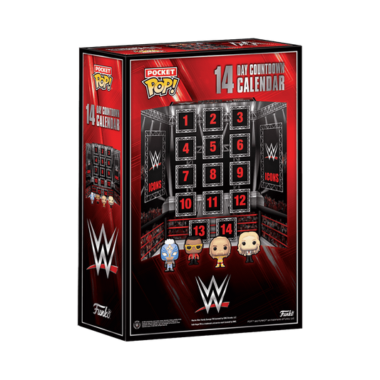 Funko Calendrier de l'Avent WWE - Pocket Pop!