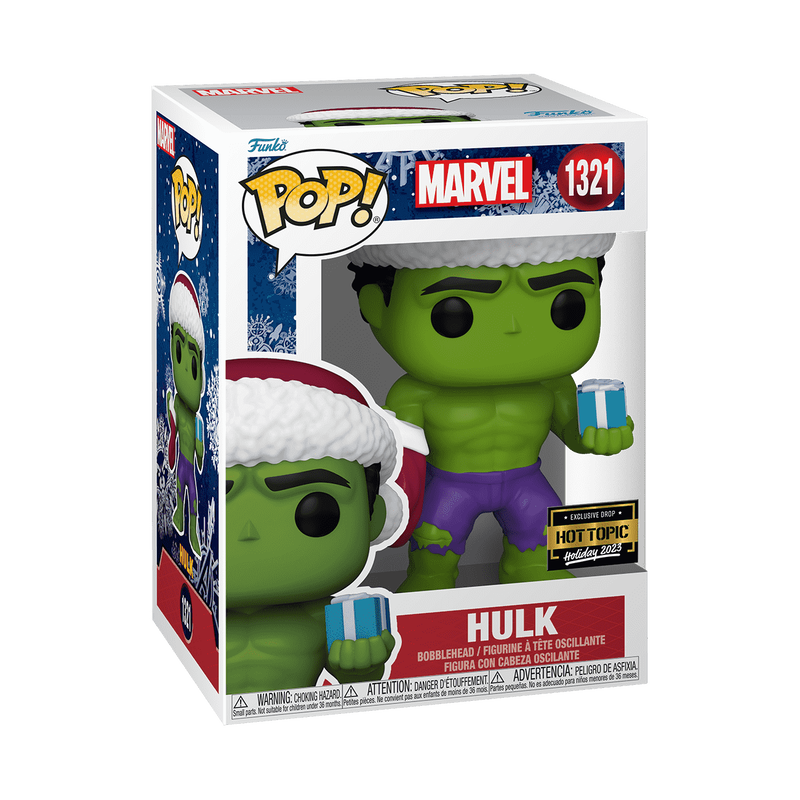 Funko Hulk avec Bonnet de Noël (SE) – Disney