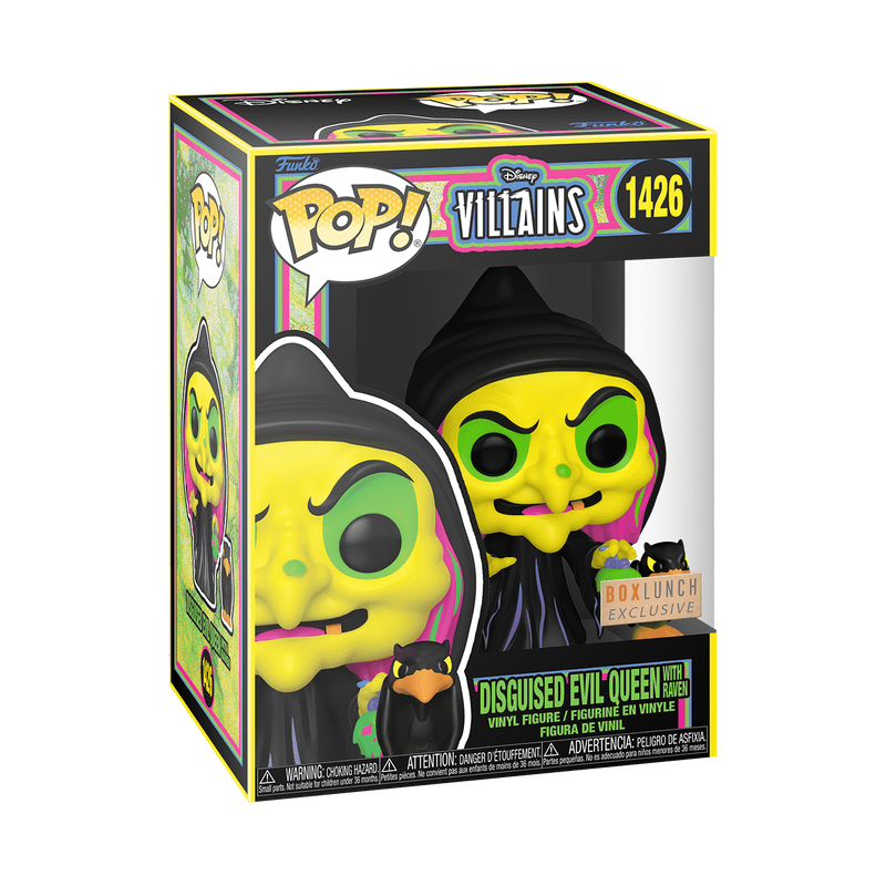 Pop! & Buddy Witch Queen Dinguized met Raven (Blacklight)