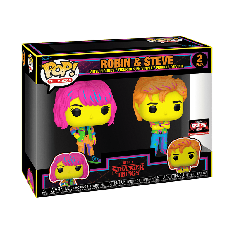 Pop! Robin & Steve 2-pack (zwart licht)