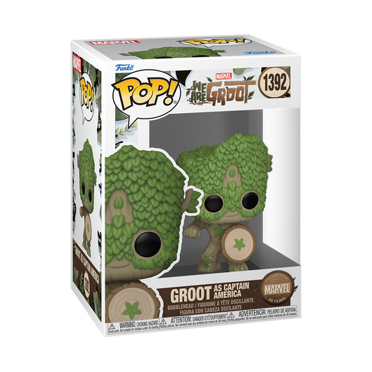 Funko Pop! Groot en Captain America