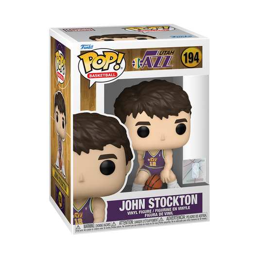 Pop! John Stockton mit lila Trikot