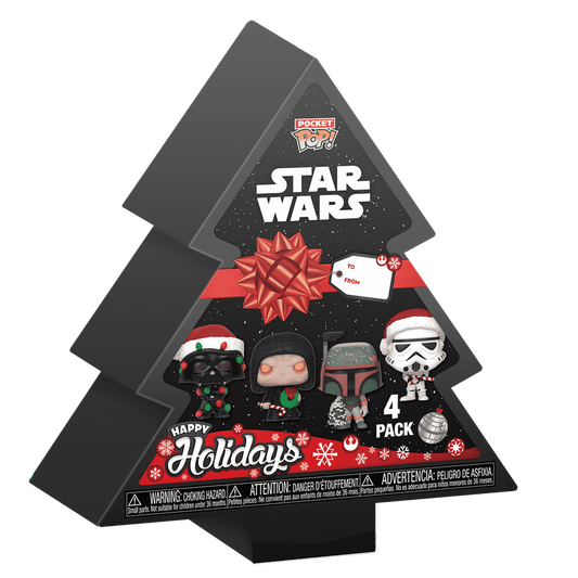 Pocket Pop! Feiertags-Star-Wars-4er-Pack