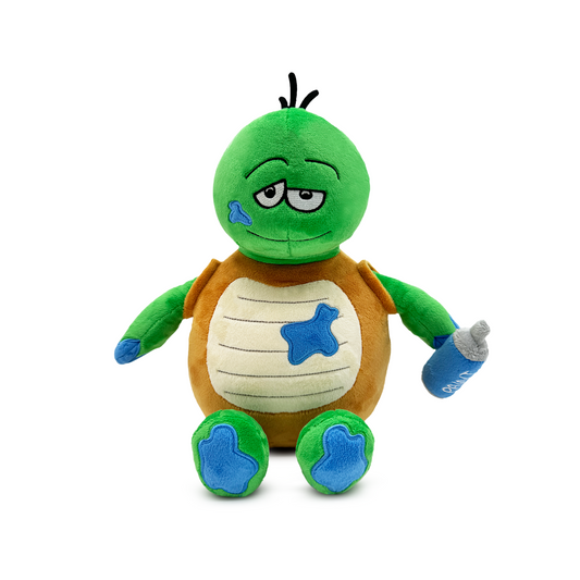 Sock Puppet Master Graffiti Schildkröten-Plüschtier (23 cm)