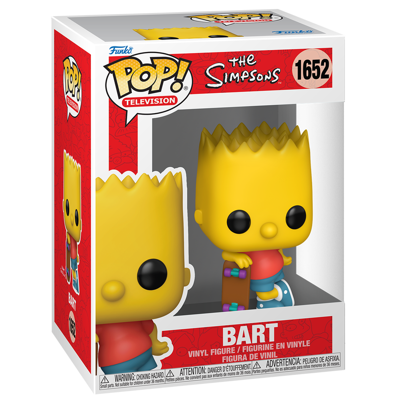 Pop! Bart Simpson mit Skateboard