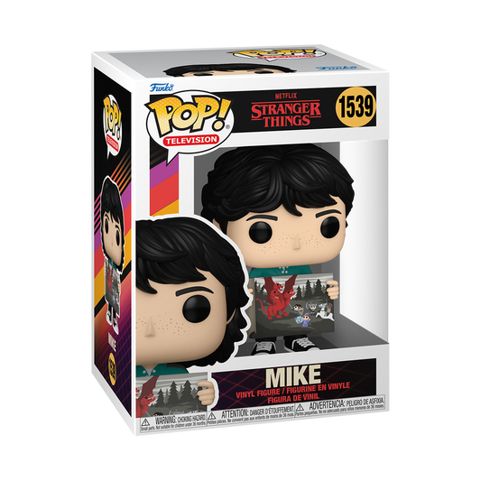 Mike Wheeler mit Malerei