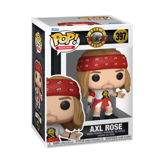 Pop! Axl Rose mit rotem Bandana