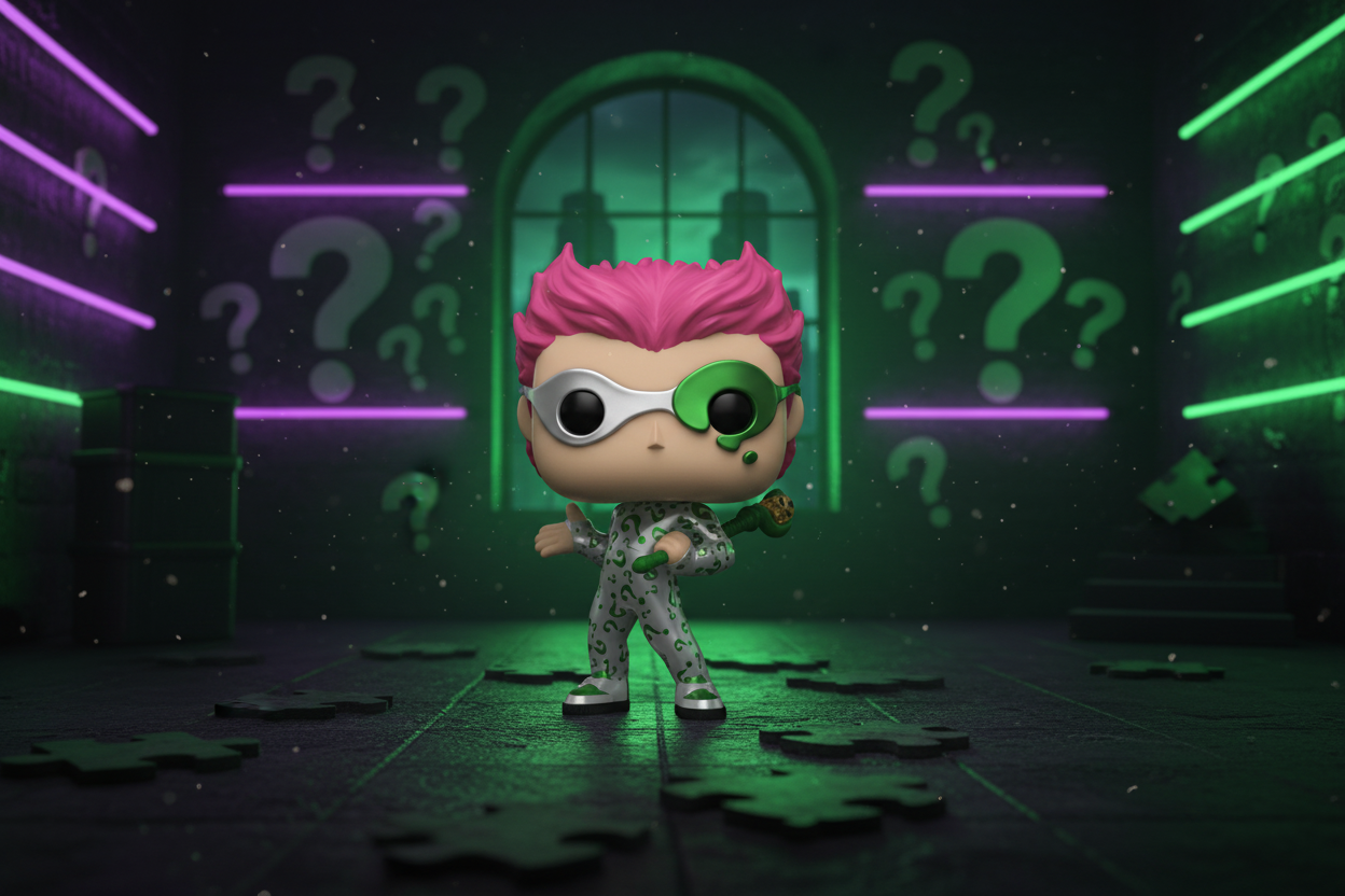 Funko Pop! The Riddler (Metallic) – DC Comics