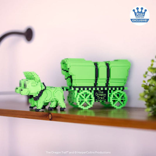 Pop! Reitet Super Deluxe den Oregon Trail Oxen and Wagon (Grün & Schwarz)