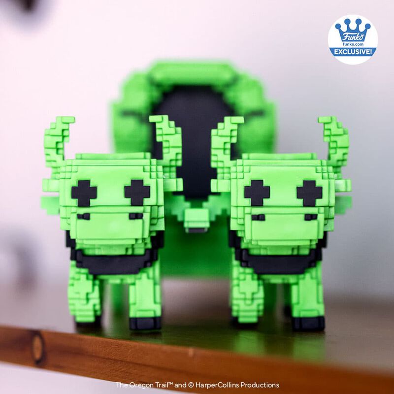 Pop! Reitet Super Deluxe den Oregon Trail Oxen and Wagon (Grün & Schwarz)