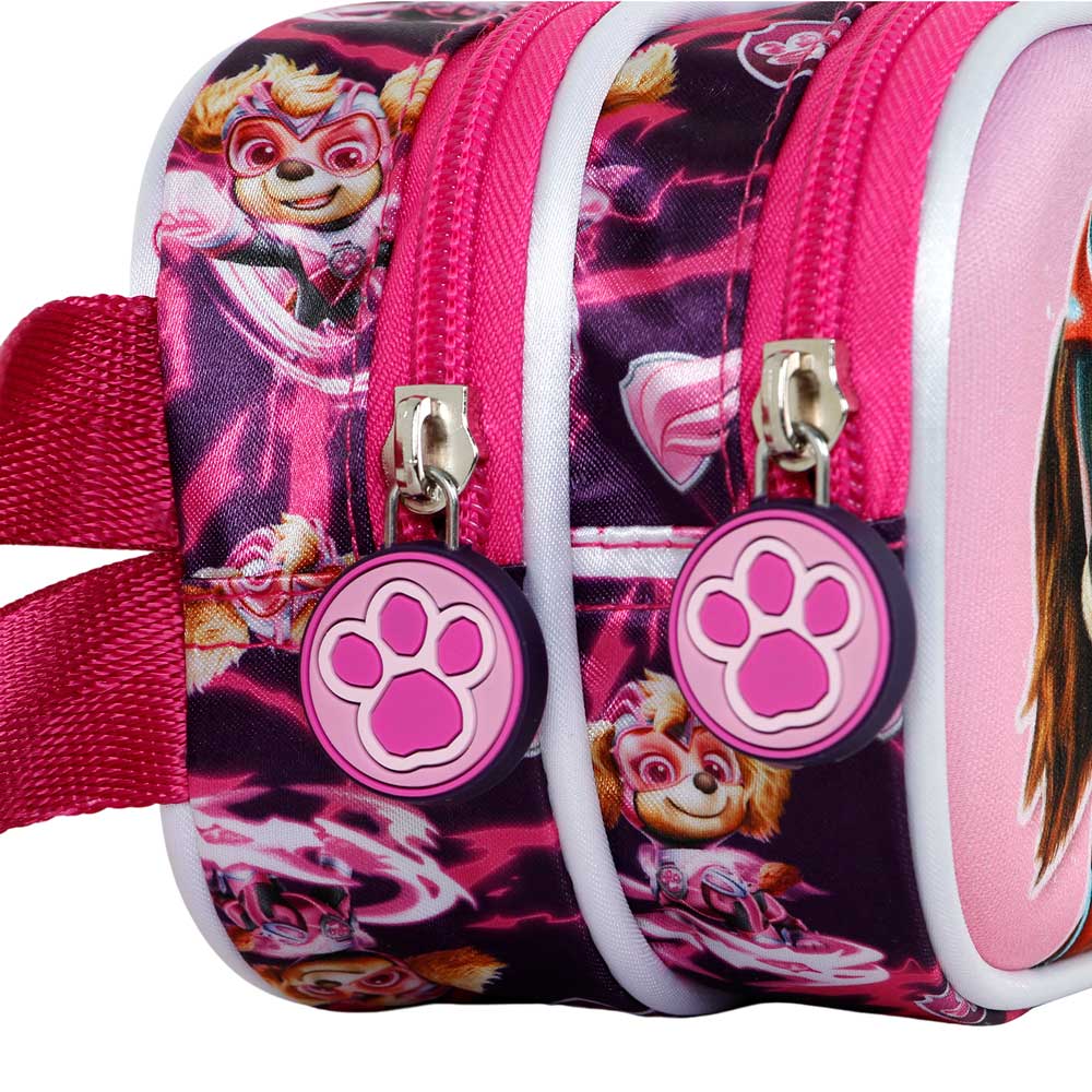 La Pat' Patrouille Mighty-Trousse 3D Double, Rose