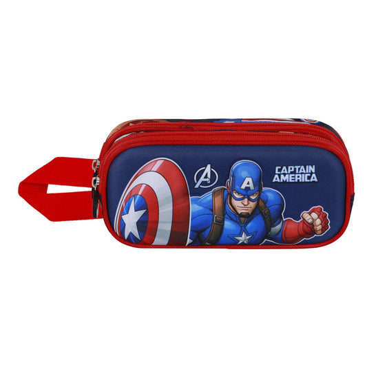 Marvel Captain America Patriot-Doppel-3D-Mäppchen