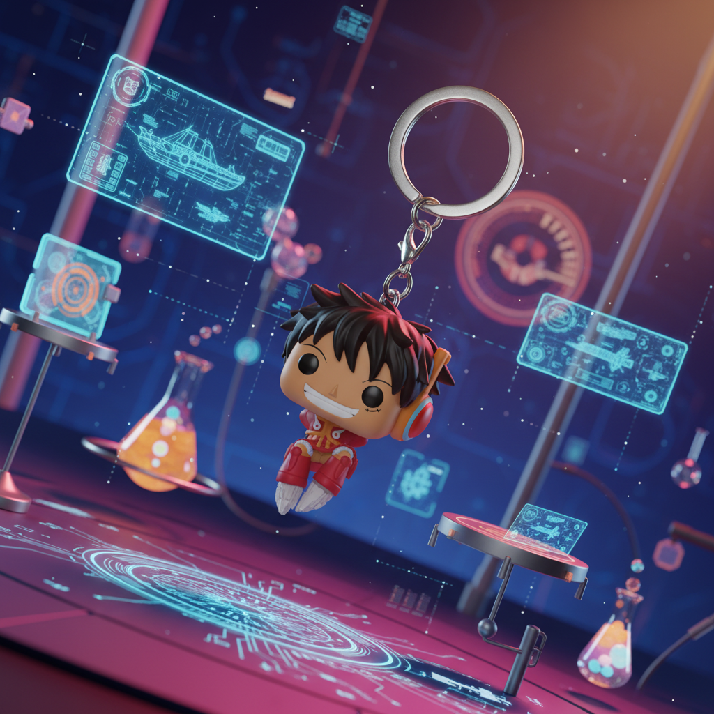 Funko Pop! Keychain Monkey D. Luffy (Egghead Arc) – One Piece