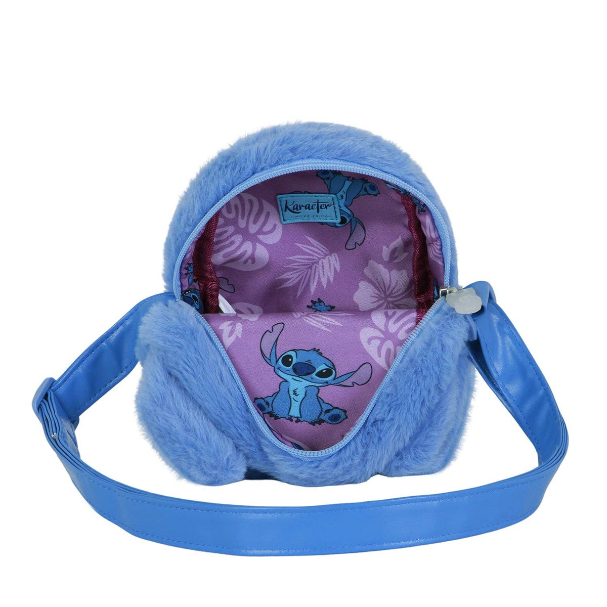 Disney Lilo & Stitch „Heart“ quadratische Plüsch-Umhängetasche