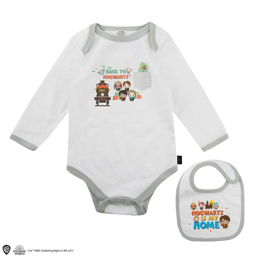 *Body und Lätzchen für Babys mit Hogwarts-Motiv