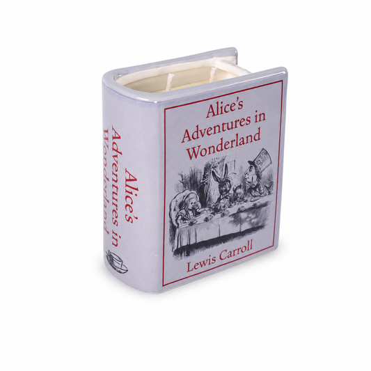 Alice im Wunderland Buchkerze 10 cm