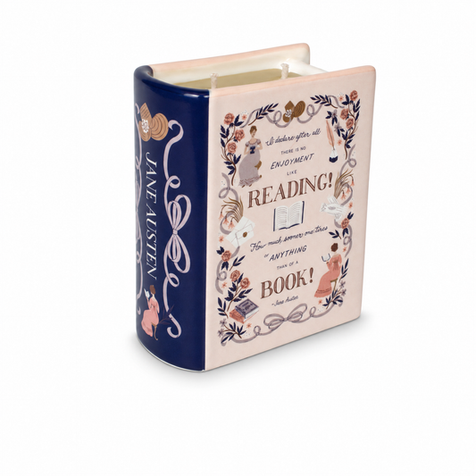 Jane Austen Buchkerze – Stolz und Vorurteil 10 cm
