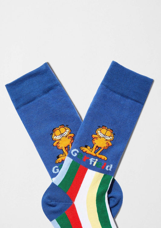 Chaussettes BeGarfield Stripes Bleu
