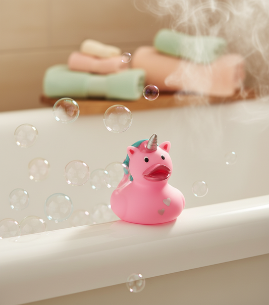Canard Licorne Rose Cœur – visuel produit