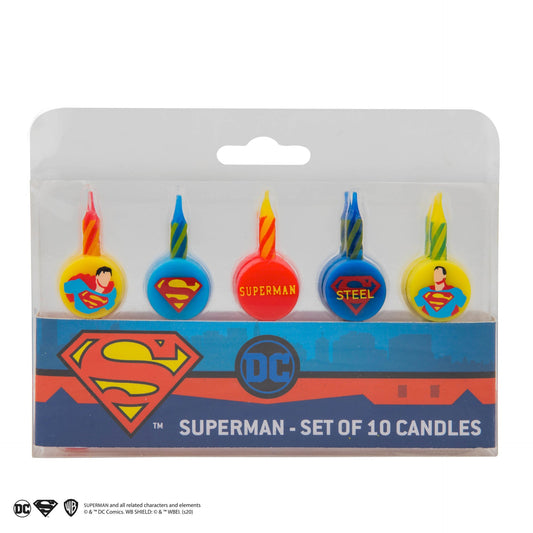 *Superman-Geburtstagskerzen (10er-Set)