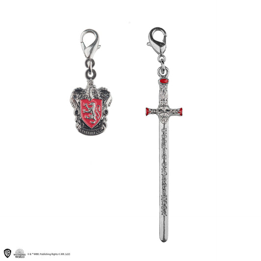 Set of 2 Gryffindor charms