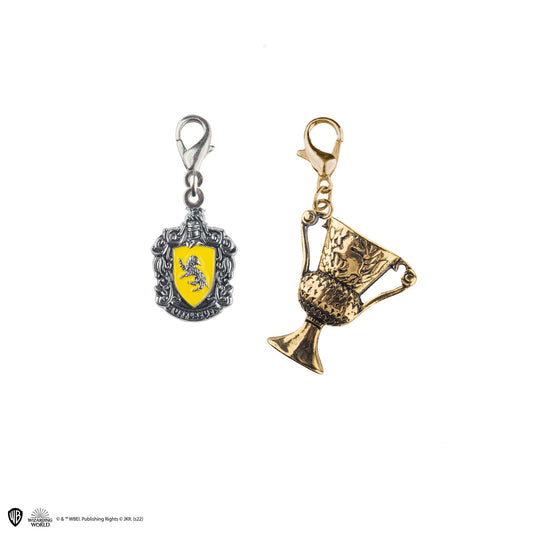 2-teiliges Charm-Set Hufflepuff